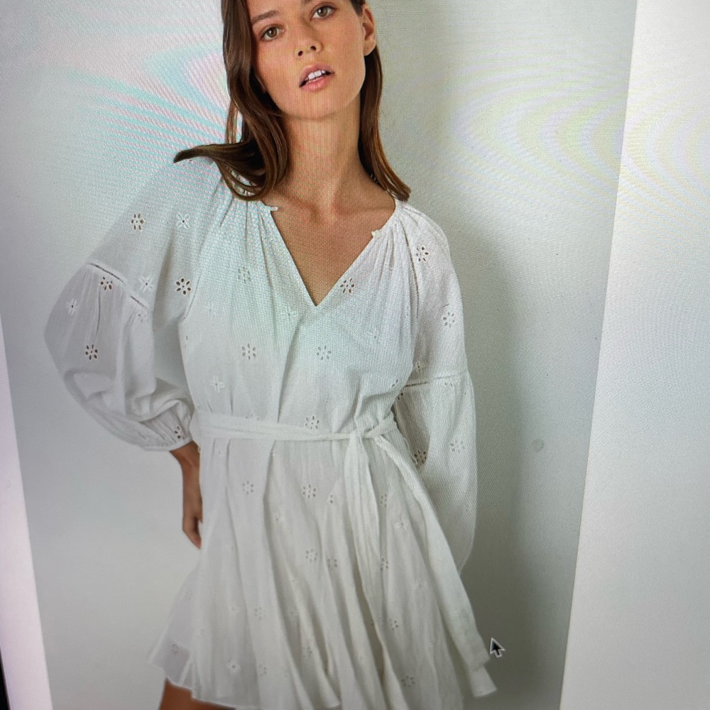 Velvet by Graham & Spencer Gracie cotton eyelet summer dress